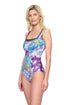 Gottex Gottex Bali Full Coverage Square Neck One Piece Swimsuit